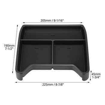 Úložný box QWORK® kompatibilný so spodnou stredovou konzolou pre VW ID.4/Crozz 2021–2024, ABS plast