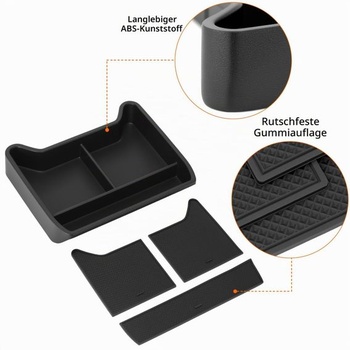 Úložný box QWORK® kompatibilný so spodnou stredovou konzolou pre VW ID.4/Crozz 2021–2024, ABS plast