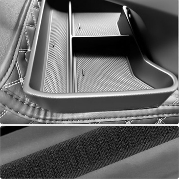 Úložný box QWORK® kompatibilný so spodnou stredovou konzolou pre VW ID.4/Crozz 2021–2024, ABS plast