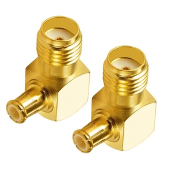 Adaptér Vecys SMA na MCX, adaptér antény DAB, RF koaxiálny adaptér, 2 kusy pre autorádio DAB+,