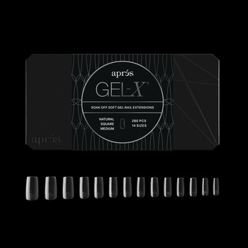 Apres Gel-X® hranaté nechtové tipy/ 280 kusov