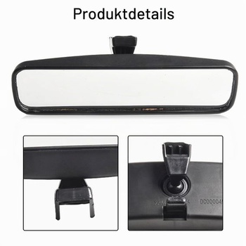 Vnútorné spätné zrkadlo, pre Nissan Micra K12, MK3 (2003-2010), pre Nissan Micra K13, MK4