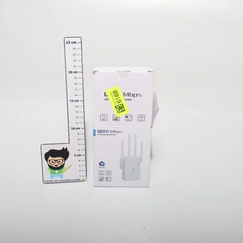 WiFi zosilňovač, WiFi opakovač 1200 Mbps, zosilňovač WiFi signálu, WiFi zosilňovač 2,4 GHz + 5 GHz s