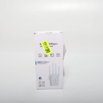 WiFi zosilňovač, WiFi opakovač 1200 Mbps, zosilňovač WiFi signálu, WiFi zosilňovač 2,4 GHz + 5 GHz s
