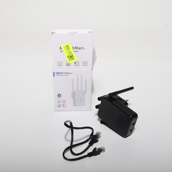WiFi zosilňovač, WiFi opakovač 1200 Mbps, zosilňovač WiFi signálu, WiFi zosilňovač 2,4 GHz + 5 GHz s
