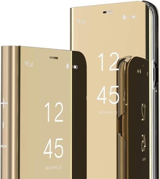 IMEIKONST Flipové púzdro pre iPhone 17 6,3 palca, zrkadlovo modré, QH, modré, pre iPhone 17 6,3