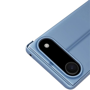 IMEIKONST Flipové pouzdro pro iPhone 17 6,3 palce, zrcadlově modré, QH, modré, pro iPhone 17 6,3