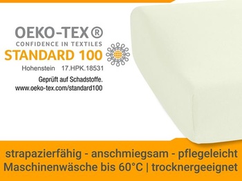 Npluseins 2dielne balenie napínacích prestieradiel s vankúšmi na krk, 35-40 x 55-60 cm, prírodná biela.
