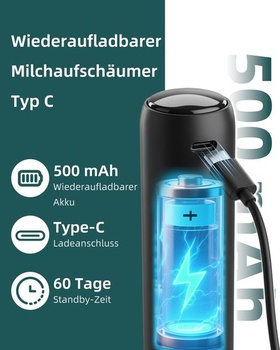Elektrický napeňovač mlieka Carehabi KJBQ-65