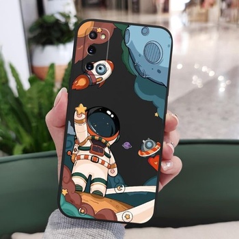 Pouzdro LEECG pro Samsung Galaxy S20, kreativní vzor, měkká silikonová mikrovláknová podšívka,