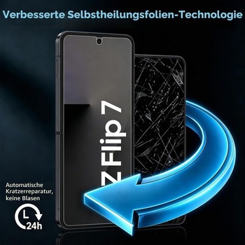 [2+2 kusy] Ochranná fólie na displej pro Samsung Galaxy Z Flip 7/Z Flip 8, 2x flexibilní vnitřní