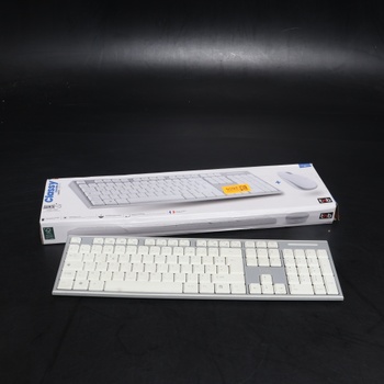 Bezdrátová radiofrekvenční klávesnice a myš TâNB, francouzská klávesnice AZERTY, kompaktní,
