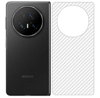Zadní kryt GIOPUEY kompatibilní s Honor Magic V5, [4 kusy] 0,1mm ultratenký zadní kryt s karbonovým