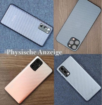 Zadní kryt GIOPUEY kompatibilní s Honor Magic V5, [4 kusy] 0,1mm ultratenký zadní kryt s karbonovým