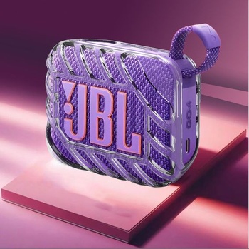 Priehľadné puzdro GIOPUEY kompatibilné s JBL Go 4, TPU nárazuvzdorné ochranné puzdro, ultratenké,
