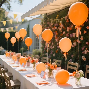 Oranžové balóniky, 100 kusov, matné balóniky 12 palcov, oranžová jesenná girlanda z balónikov na Deň