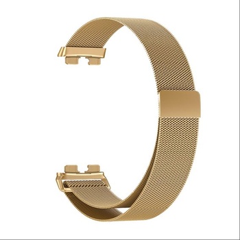 Náramok GIOPUEY kompatibilný s Huawei Band 10/9/8, pletený náramok z nerezovej ocele [odolný proti