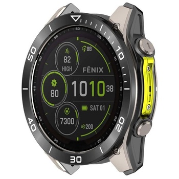 GIOPUEY Ochranný kroužek kompatibilní s Garmin Fenix 8 AMOLED 51mm, stylingový rámeček,