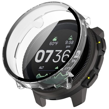 Puzdro GIOPUEY kompatibilné s SUUNTO Vertical 2, [2 ks] Ochranné sklo na displej + rám z tvrdého