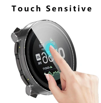 Pouzdro GIOPUEY kompatibilní s SUUNTO Vertical 2, [2 ks] Ochranné sklo na displej + rám z tvrdého