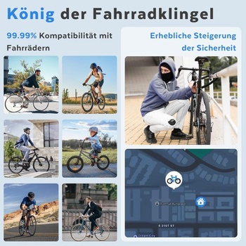 Zvonček na bicykel, inovatívny mini zvonček z hliníkovej zliatiny s hlasitosťou 110 dB pre bicykle,