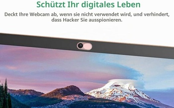 Kovový kryt webkamery CloudValley, ultratenký kovový posuvný kryt kamery s hrúbkou 0,6 mm,