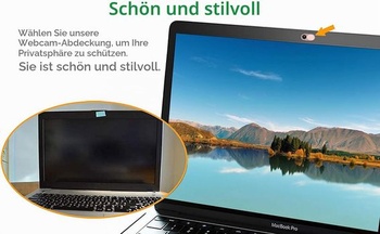 Kovový kryt webkamery CloudValley, ultratenký kovový posuvný kryt kamery o tloušťce 0,6 mm,