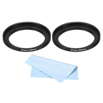 PATIKIL 40,5mm-67mm kovový kroužek s čisticím hadříkem (2…