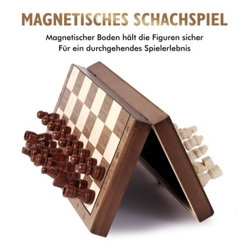Magnetická drevená šachovnica Sihaiyuan