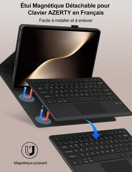 Klávesnice FOGARI pro Honor MagicPad 3/3 Pro 13,3 palce 2025 WiFi, AZERTY, francouzská klávesnice,