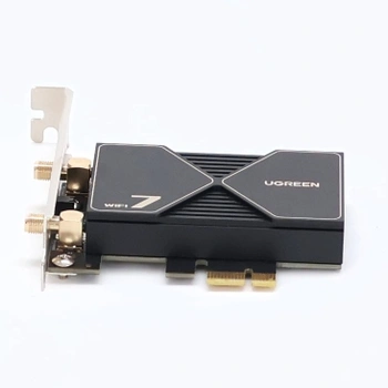 WLAN karta UGREEN WiFi 7 BE6500 s Bluetooth 5.4, pásmo 6 GHz, MLO, snadná instalace, WPA3, síťová