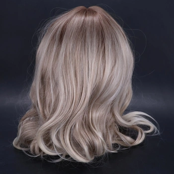 Esmee Lange vlnité blond parochne pre ženy, prírodné syntetické vlasy, tepelne odolná ombré parochňa