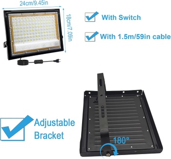 LED reflektory Tkdaksy FZ-BL-C1-100W