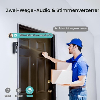 Video dverný zvonček BOIFUN WLAN