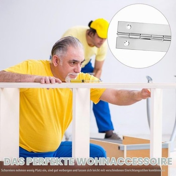 4dílný nerezový klavírní pant, 12cm klavírní pant s 32 šrouby, tyčový pant, klavírní pant, pásek