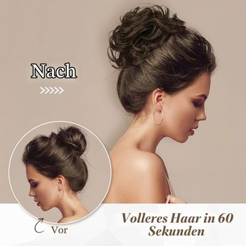 Príčesky na vlasy RUWISS Messy Bun