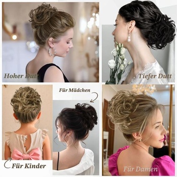 Príčesky na vlasy RUWISS Messy Bun
