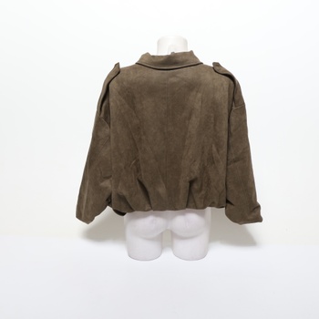Dámska bunda hnedá veľ. 60cm
