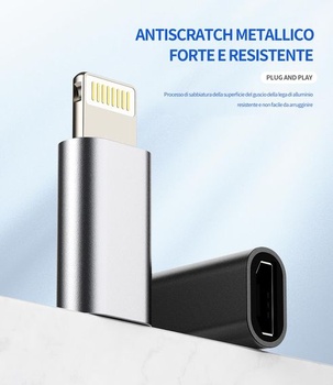 Adaptér Lightning na Micro USB (3 ks) pro iPad Air, Apple a iPhone 14/13 Pro; Kabel Micro USB