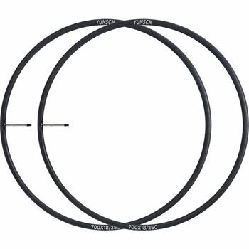 YunSCM 2 ks 18/25-622 zosilnená vnútorná duša 28 palcov 700CX18C/23C/25C duša FV80mm ventilček