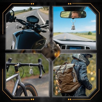 Strážne zvončeky pre šťastie na motorku Molirex
