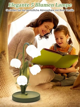 Stolová lampa CRCTREND, ľalia, 34 cm