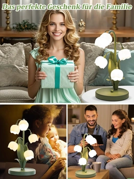 Stolová lampa CRCTREND, ľalia, 34 cm