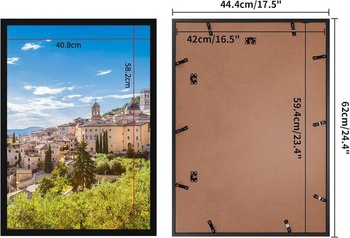 Fotorámik Giftgarden A2 čierny, hliníkový