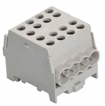 Hlavní odbočné svorky Pollmann HLAK 35-1/6 M2 šedé, 1 kus