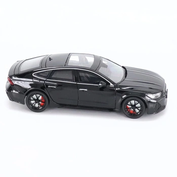 Imtfzct 1/24 Supercar RS7 Black Warrior Model Car, zvukové a světelné autíčko s funkcí natahování,