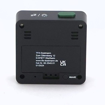 Digitálny rádiový budík TFA 60.2545.01 čierny