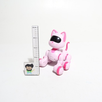 Fisca Diaľkovo ovládaná robotická mačka hračka pre deti - RC kaskadérsky robot mačka so spevom,