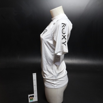 Dámsky rashguard Roxy krátky rukáv L biela