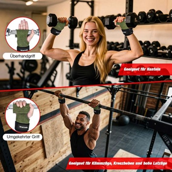 Kožené zdvíhacie popruhy pre kulturistiku, vzpieranie, silový tréning a fitness - Extra pevné a